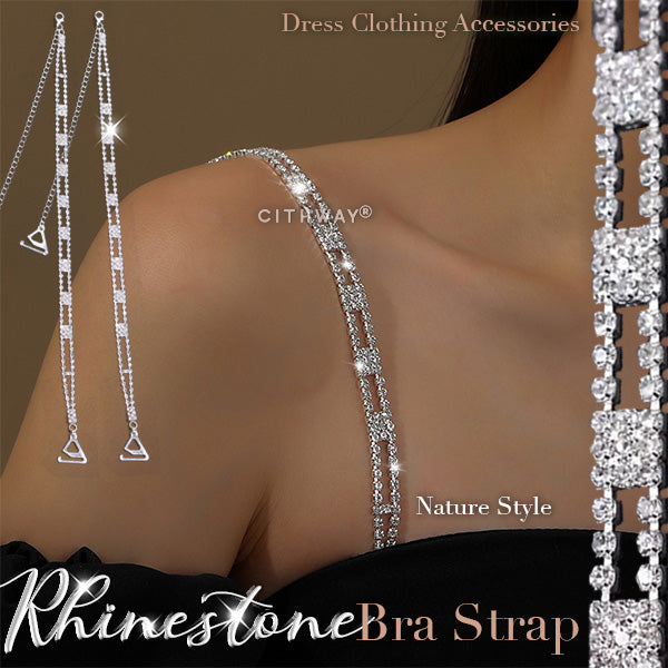 Cithway® Elegant Rhinestone Dress Bra Strap (1 Pair)