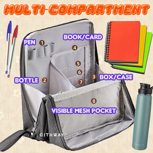 Cithway® Multifunctional Large-capacity Stationery Travel Bag