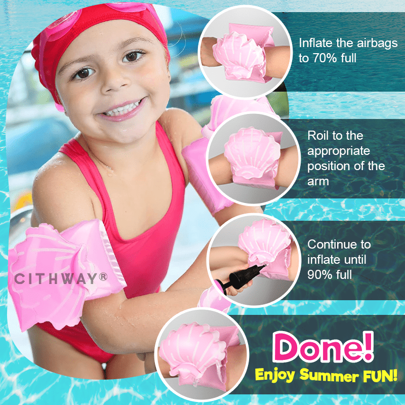 Cithway® Summer 3D Cute Swim Arm Floaties